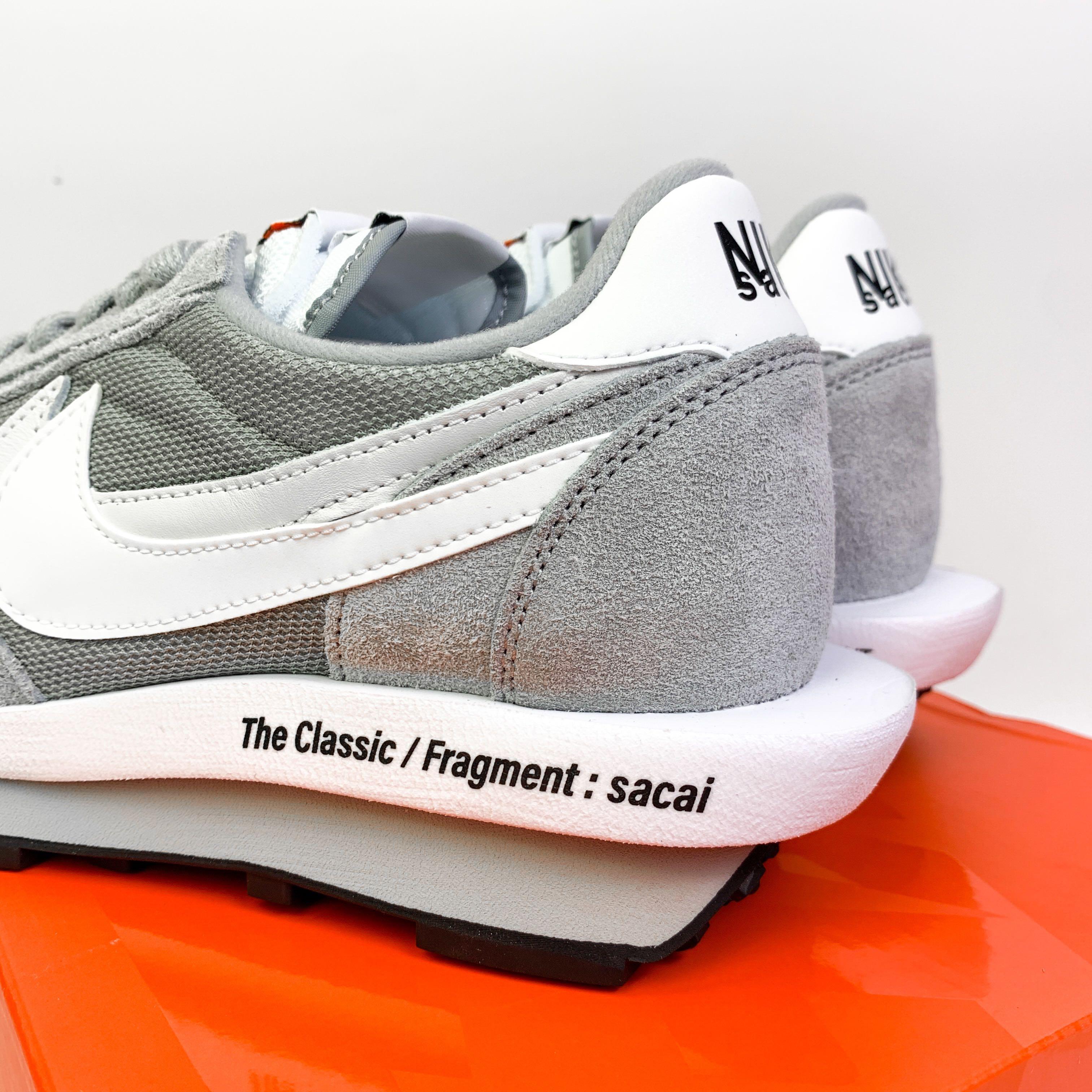 FULL SIZE Nike Sacai LD Waffle X Fragment Grey Men s Fashion