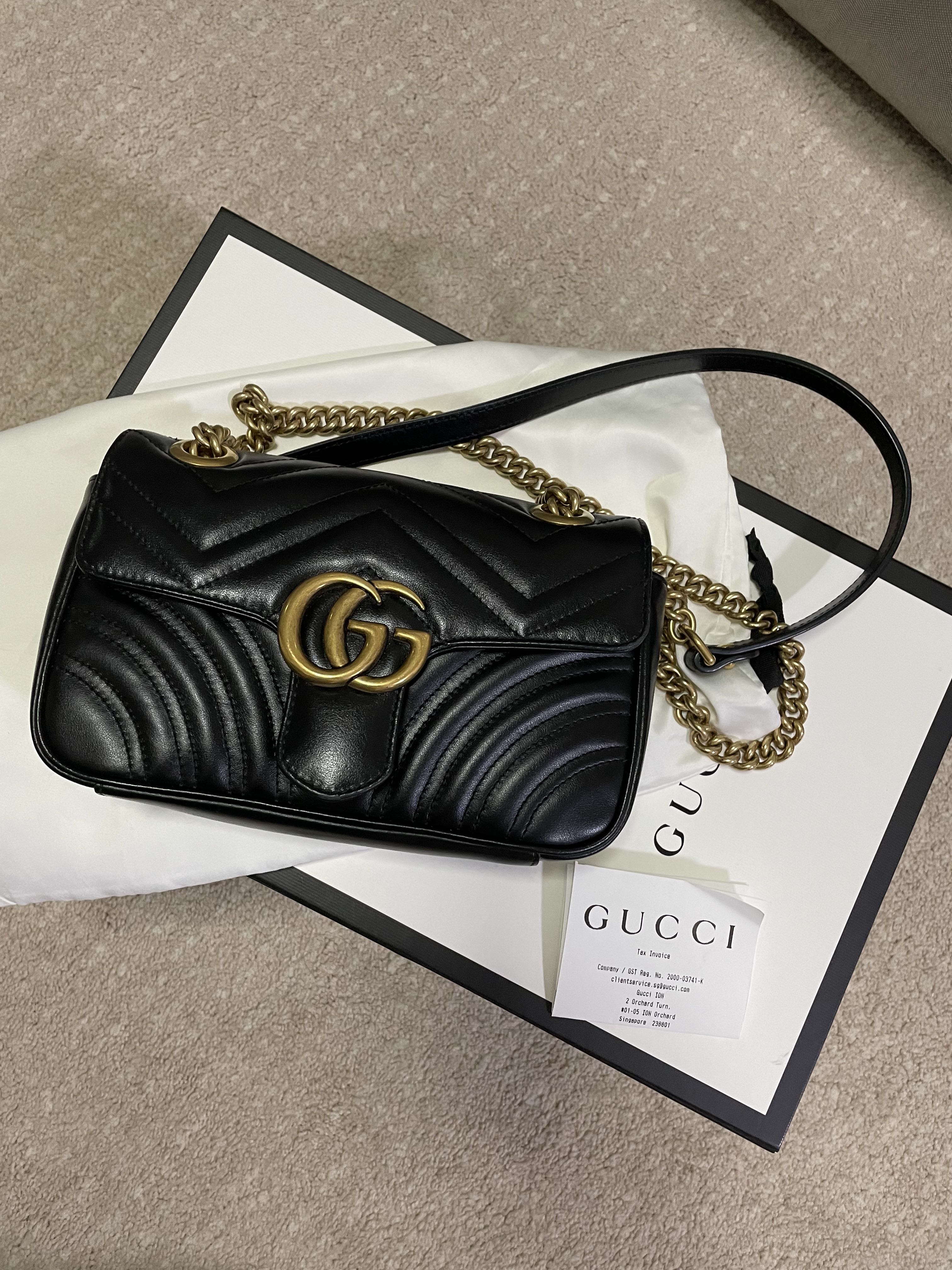 Gg marmont matelassé sale mini bag price