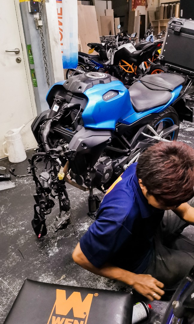 Honda Fork & Wheel Alignment, Motorcycles, Motorcycle Accessories on