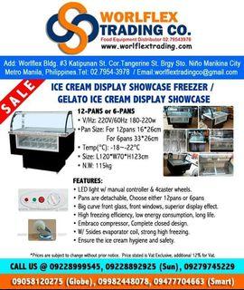 Ice Cream Display Freezer / Gelato Ice cream Display Showcase Freezer
