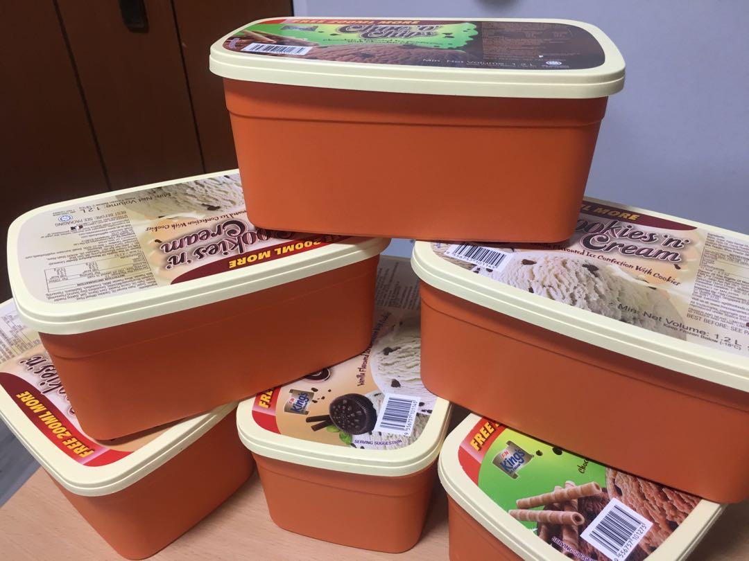 Icecream containers(empty), Everything Else on Carousell