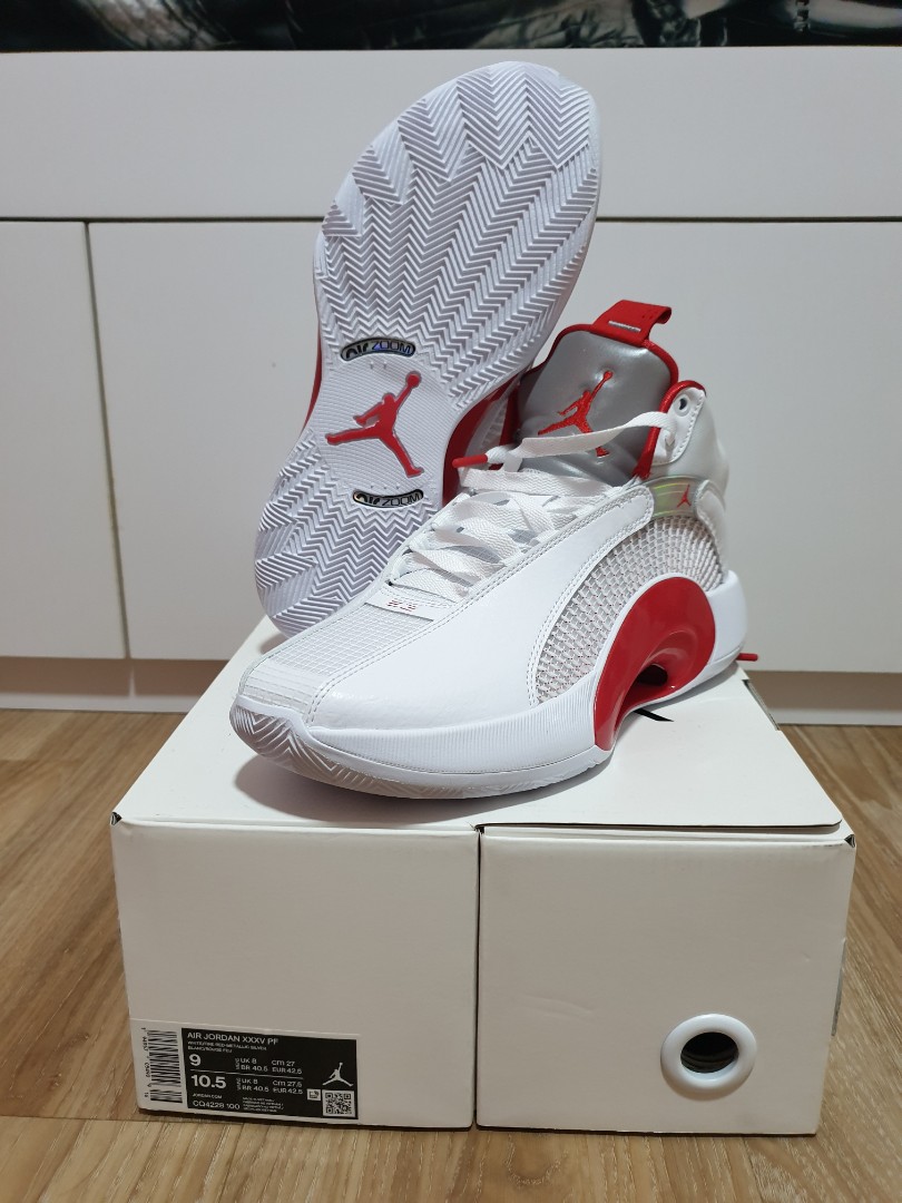 Jordan XXV 35 Fire Red, Men's Fashion, Footwear, Sneakers on Carousell