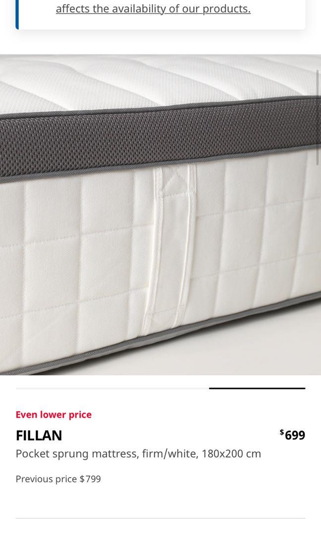 King size Ikea Bed & frame, Furniture & Home Living, Furniture, Bed