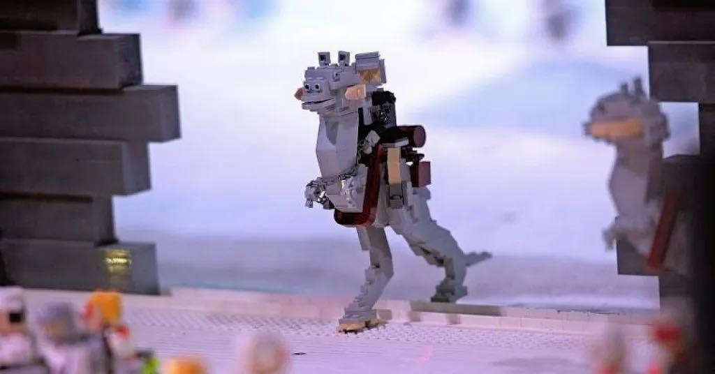 Han solo on tauntaun lego best sale