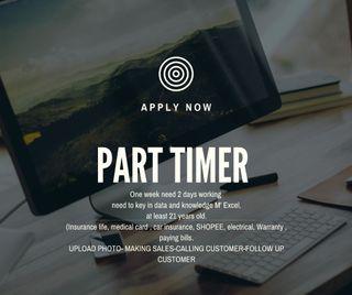 Looking for part timer