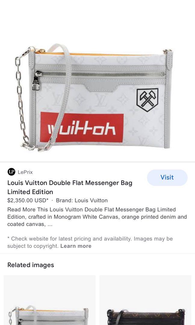 Louis Vuitton Double Flat Messenger Bag