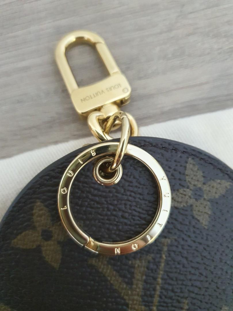 LOUIS VUITTON Monogram Reverse Key Holder Bag Charm 1262840