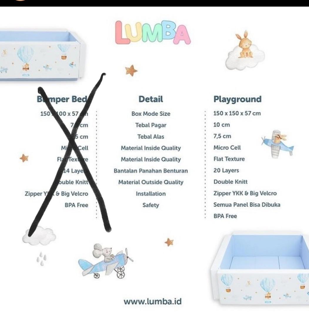 Lumba playmat/baby mat/bumper/, Babies & Kids, Baby Nursery & Kids Furniture, Cots & Cribs on