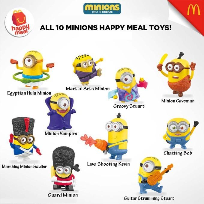 Mcdonald's Minion Happy Meal Toys Minions, Hobbies & Toys, Toys & Games