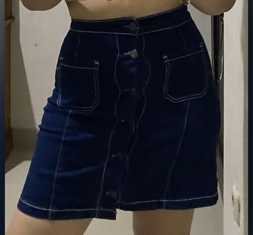 mini skirt denim