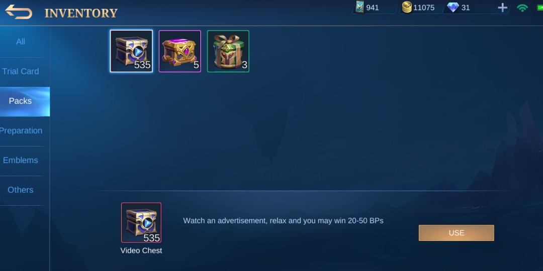 Mlg Account Mobile Legends ML Account, Video Gaming, Video Games, Others on Carousell