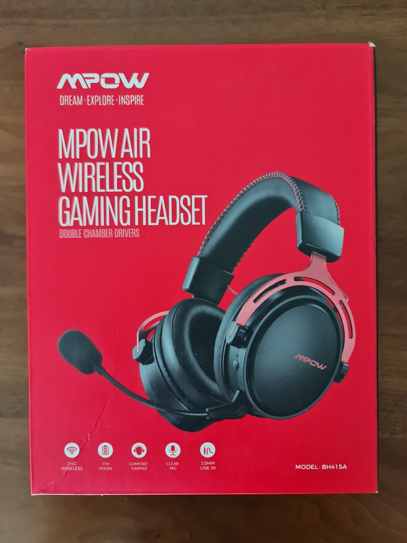 MPOW Air Wireless Gaming Headset, Audio, Headphones & Headsets on Carousell