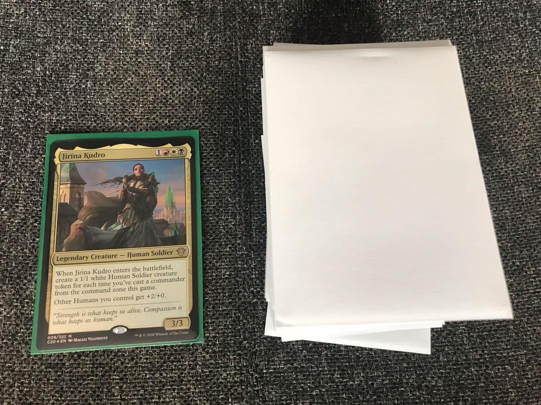 Mtg edh upgraded human tribal commander deck, Hobbies & Toys, Toys