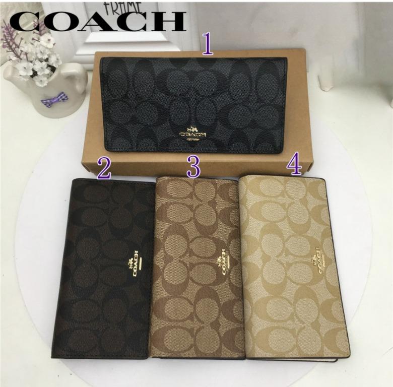 New Original Coach wallet double fold women s two fold long wallet
