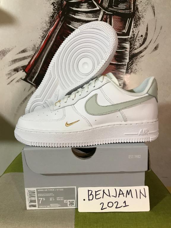 white light silver air force 1