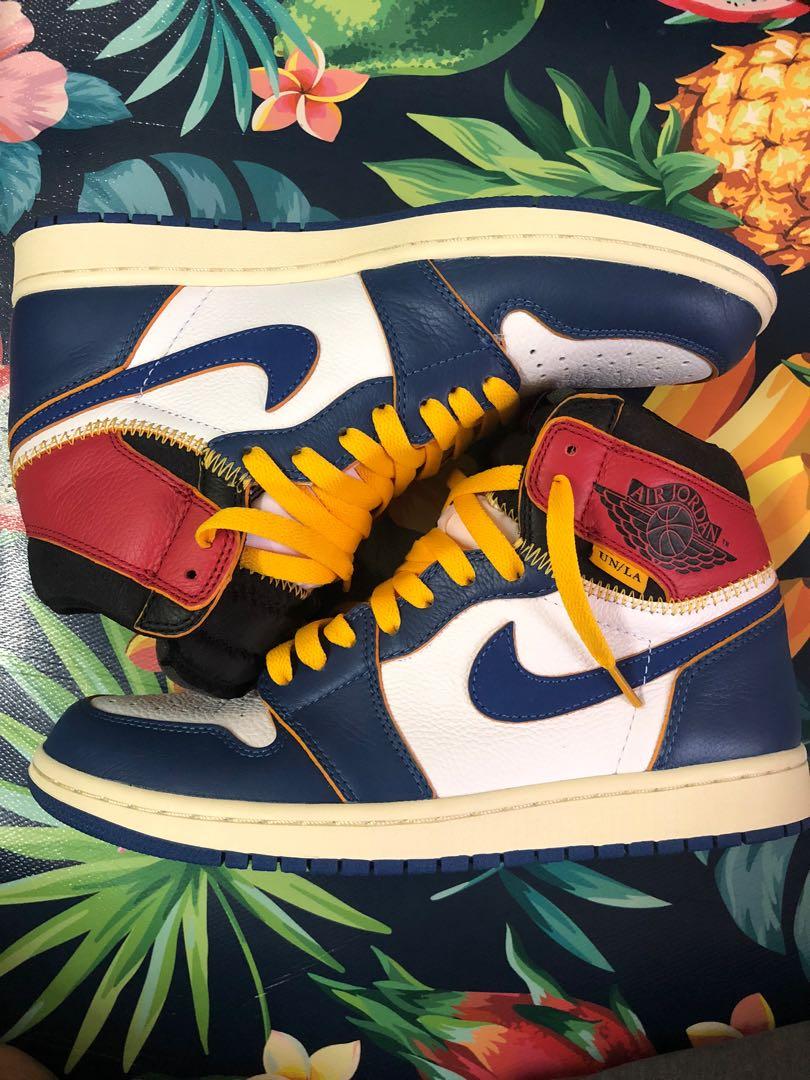 Jordan 1 union yellow sale laces