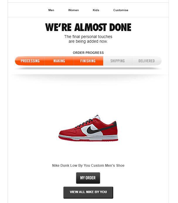 Nike Dunk Low Custom 100% AUTHENTIC (Category: Sneakers) located in Subang Jaya. Submitted by way.hann (Listing ID 1111564310, Image 2). Description: Nike Dunk Low Custom Chicago colourway inspired 100% Original from Nike UK8/US9 men.