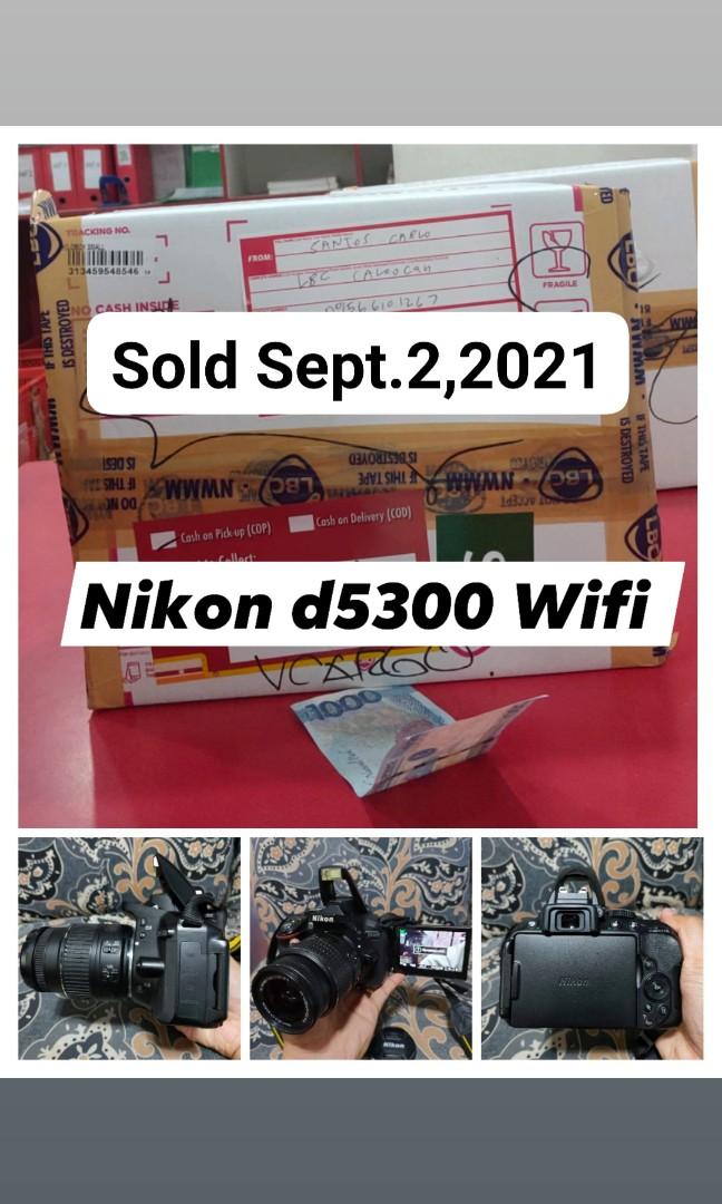 Nikon d5300 Flipscreen Wifi Camera DSLR (Category: Cameras) located in Caloocan City. Submitted by mr.carlo_dslr_laptop (Listing ID 1106505315, Image 1). Description: Nikon D5300 Flipscreen Wifi 24megapixel For Vlogs Video Photoshoot DSLR CAMERA FHD Video Good As New ✈️Any Location Cash on Delivery LBC deposit add 500 for the ship fee to Order the Nikon item 👍 👬Meet UPS - Metro Manila any Mall areas QC Pasay CAMAnava 👍 Rush Price 17,000 pesos 