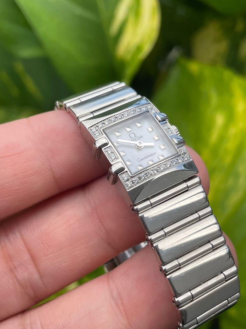 Omega constellation quadra hot sale diamond