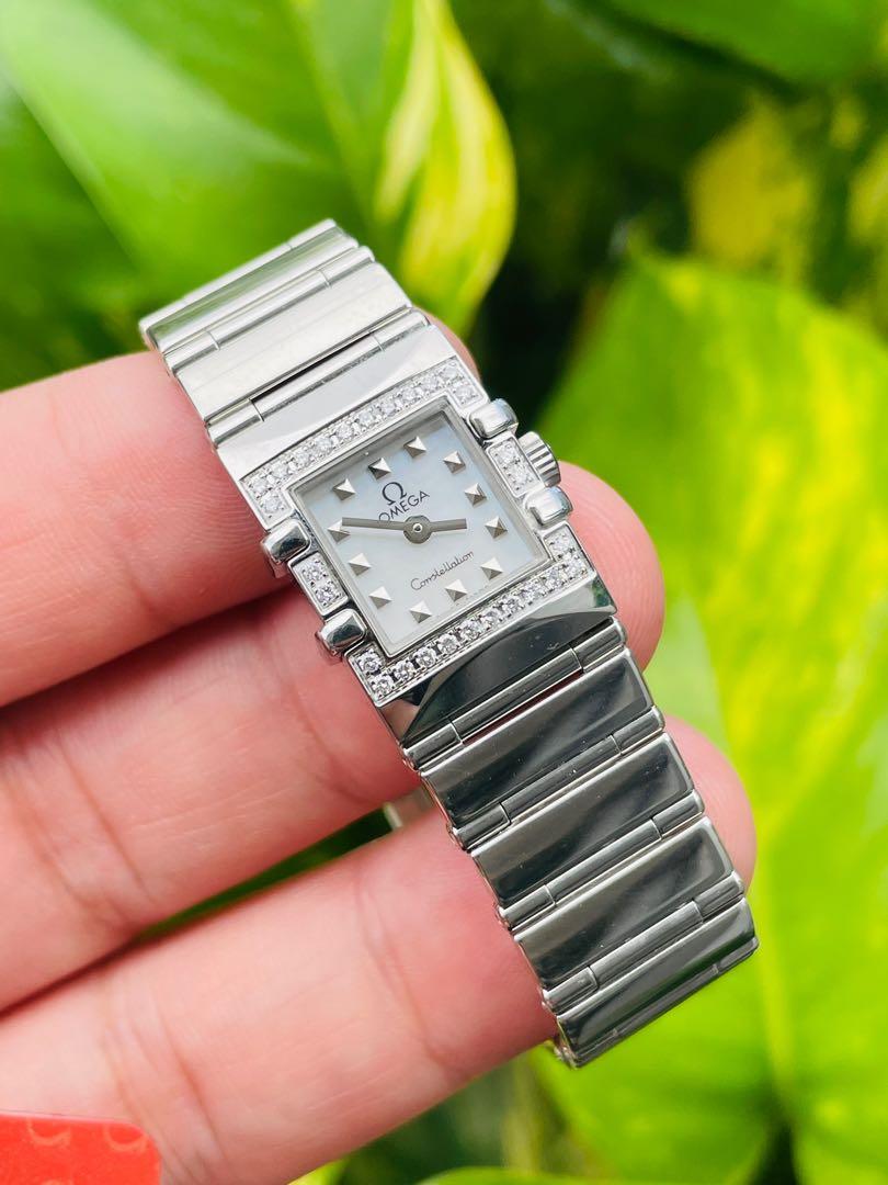 Omega Constellation Quadra Quartz Mini Women s Fashion Watches