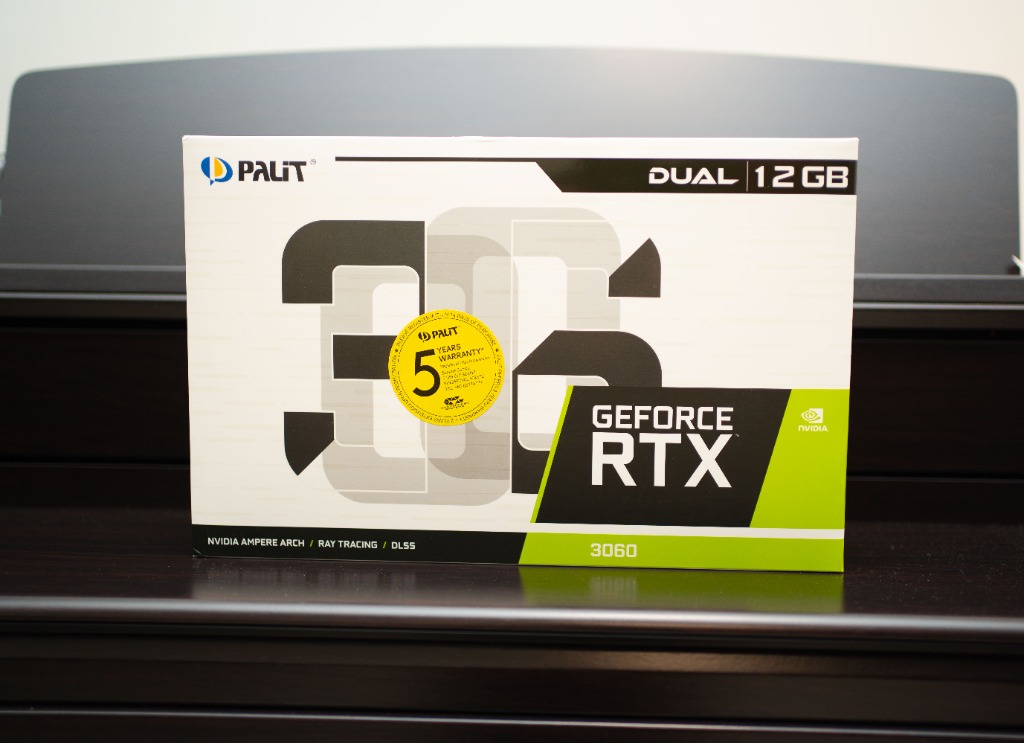Palit RTX 3060 DUAL Nvidia Geforce Graphics Card LHR 5 years local ...