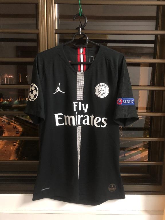 2018/19 JORDAN x NIKE Paris Saint Germain PSG #7 Mbappe 4th Soccer Jersey  White