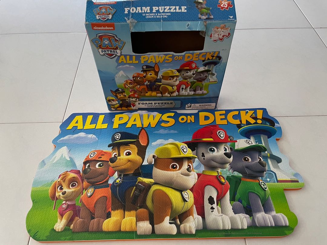Paw patrol foam online puzzle