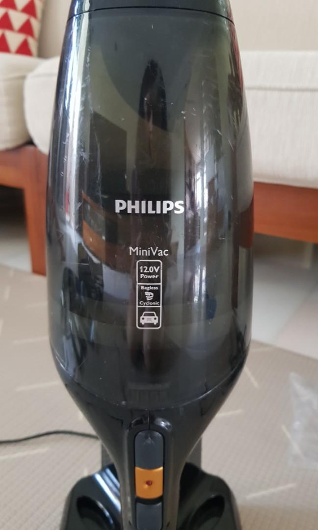 Philips Handheld Vacuum Cleaner MiniVac FC6149/61, TV & Home Appliances