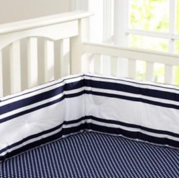 Pottery barn 2025 crib bumpers