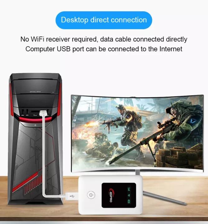 Premium 4G WIFI Router Mifi 4G LTE Hotspot Wireless Colour Display ...