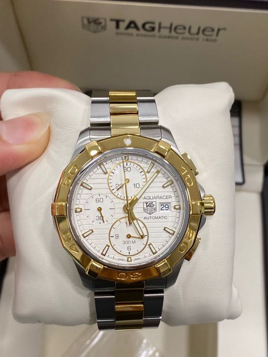 Tag heuer sales aquaracer chronograph gold