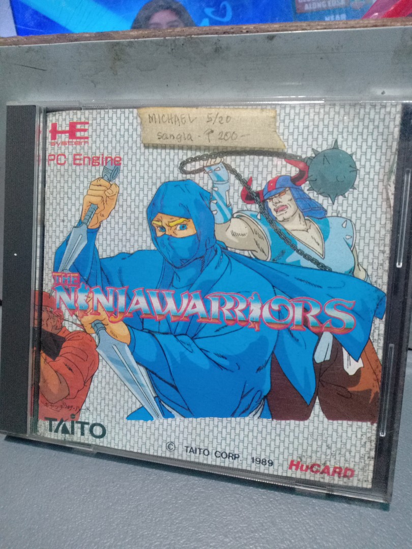 NINJA WARRIORS PC ENGINE VERSION JAPONAISE D'OCCASION TESTÉE