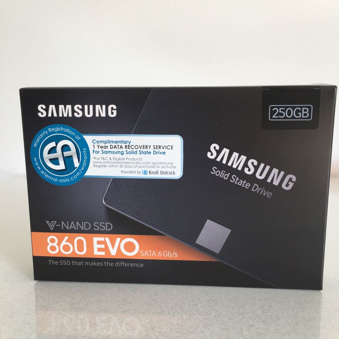 Samsung 860 EVO SSD 256GB, Computers & Tech, Parts & Accessories, Hard ...