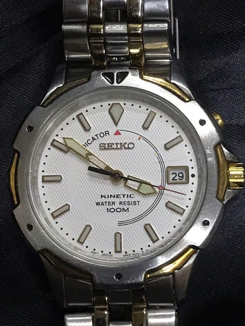 SEIKO KINETIC 5M42-OH10 JAPAN MOVEMENT, Men's Fashion, Watches &  Accessories, Watches on Carousell