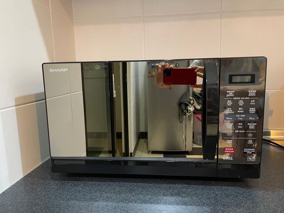 Sharp Microwave Oven 25L With Grill R607EK [ COD at Kuching, Sarawak