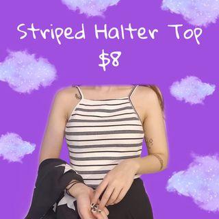 Striped Knitted Camisole Top BNIP