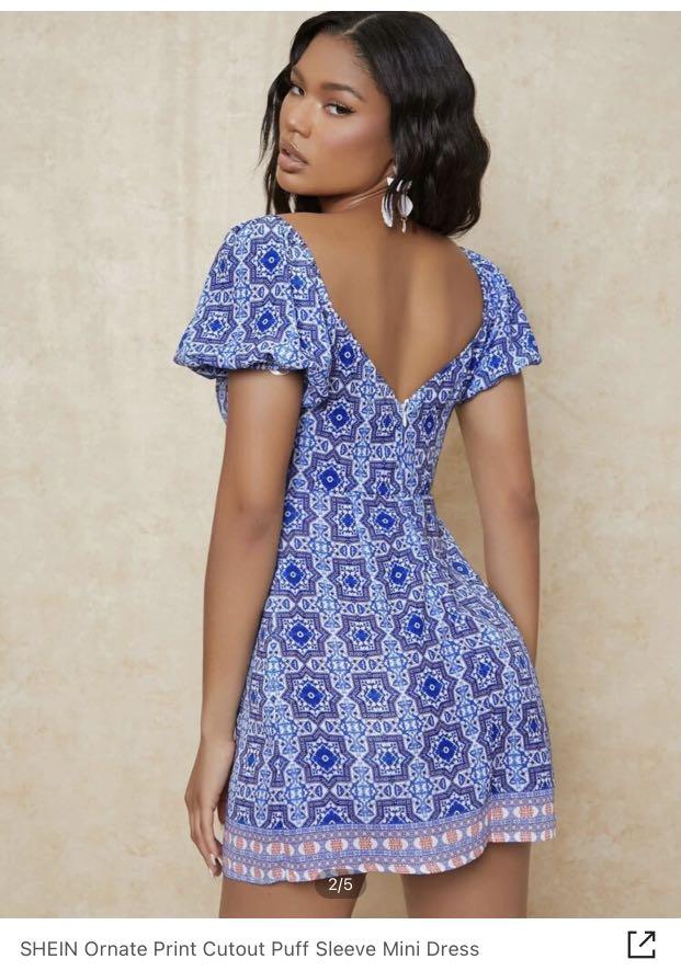 Summer Print Mini Dress - NEW, Women's 