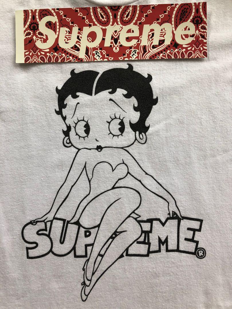 Supreme betty sale boop sticker
