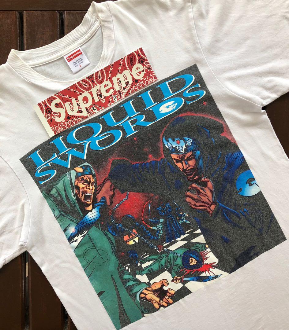 Supreme liquid best sale swords tee white
