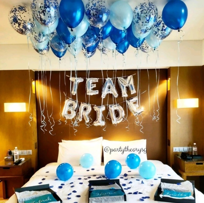 Team Bride Bachelorette Party Helium Balloons Decor Hobbies Toys Stationery Craft Occasions Party Supplies On Carousell