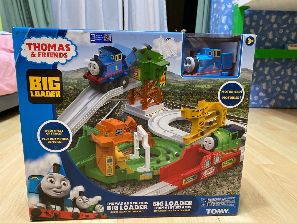 Thomas and friends big store loader sodor island delivery set