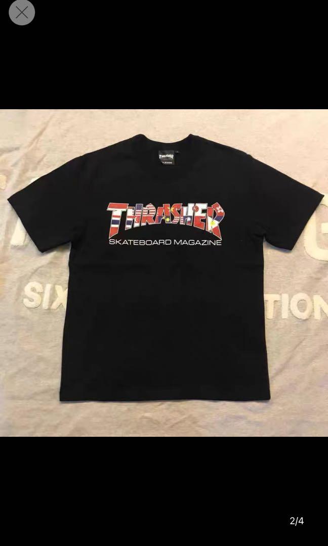 thrasher graphic tee T shirt Carousell