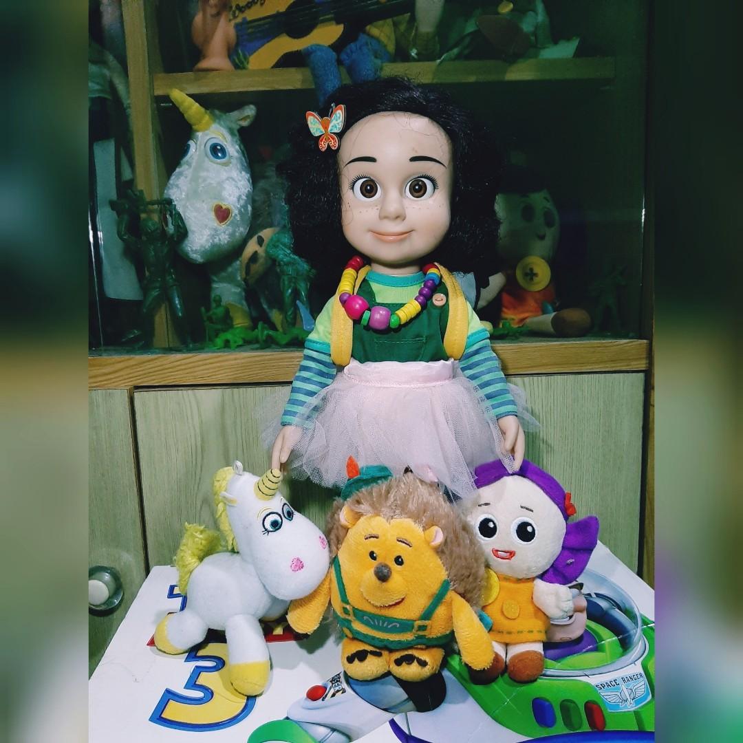 Boneca Bonnie Doll Toy Story Disney Store UK Exclusive Talks In English,  Fala em Inglês Muñeca 