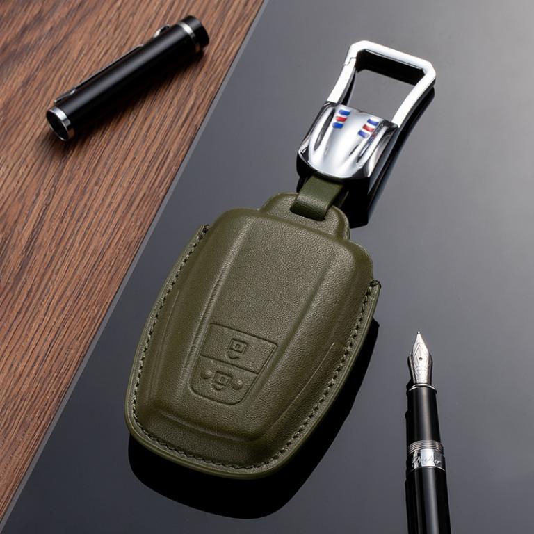 Toyota Leather Car Key Remote Cover Veg Tan Leather Car Key Fob