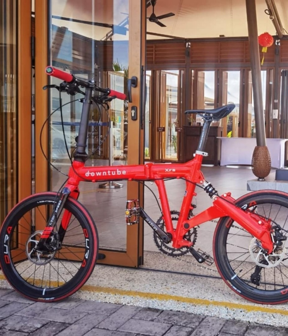 Downtube best sale folding bike