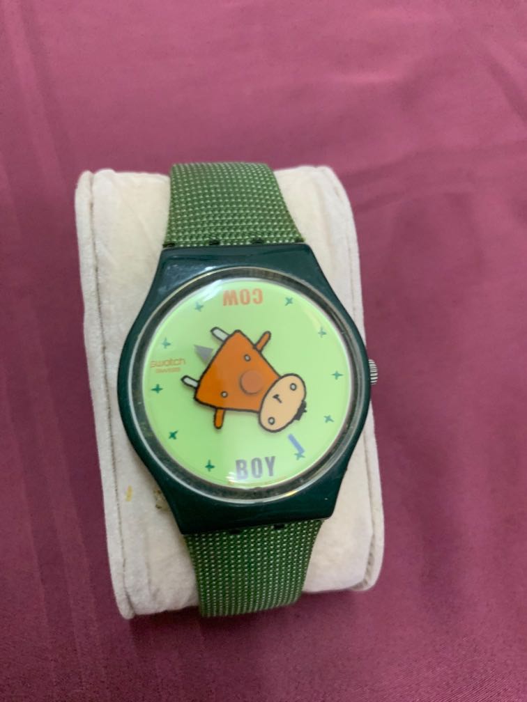 Swatch deals cow watch