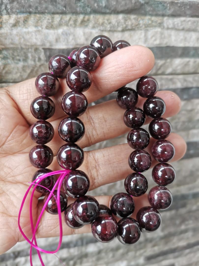 Wine red garnet sale
