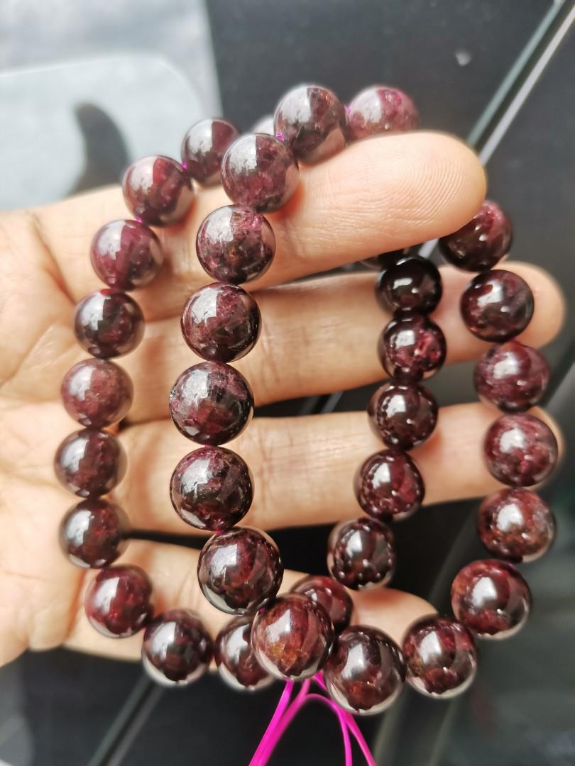 Wine red garnet sale