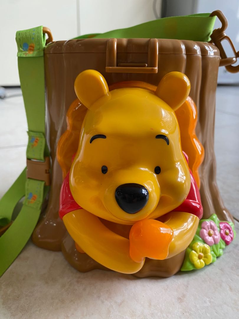 Winnie the Pooh popcorn bucket (Authentic from Japan Disneyland), Food