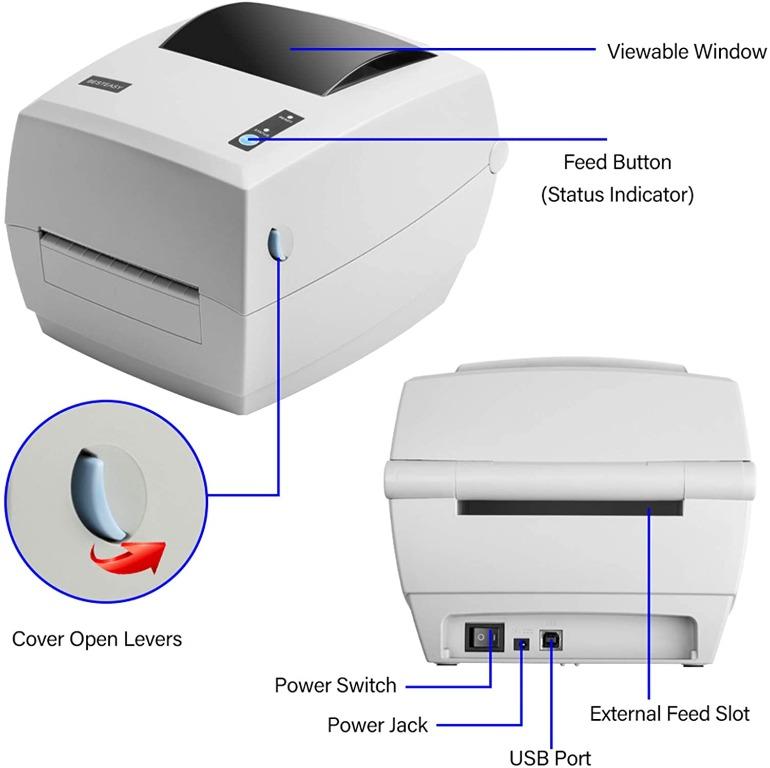 X4451 BESTEASY Label Printer,USPS Label Printer,4x6 Direct ...